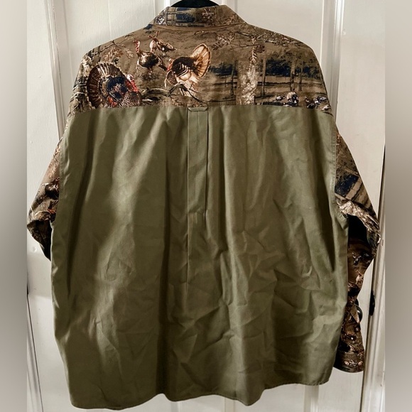 WHITETAILS LENGENDARY Turkey Print Long Sleeve Shirt Size Large - Picture 9 of 9